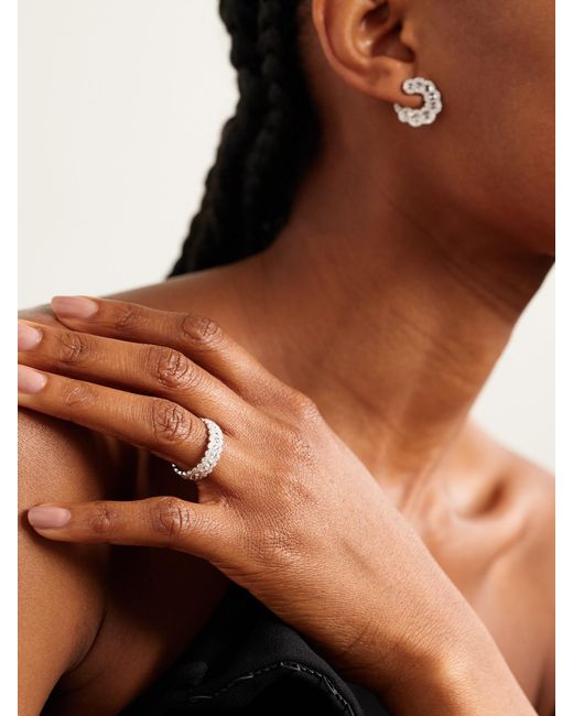 David Morris Natural 18-Karat Diamond Ring