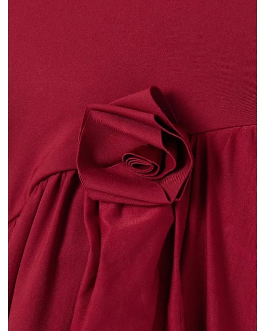 Maygel Coronel Red Marsalina Midikleid Aus Stretch-Jersey
