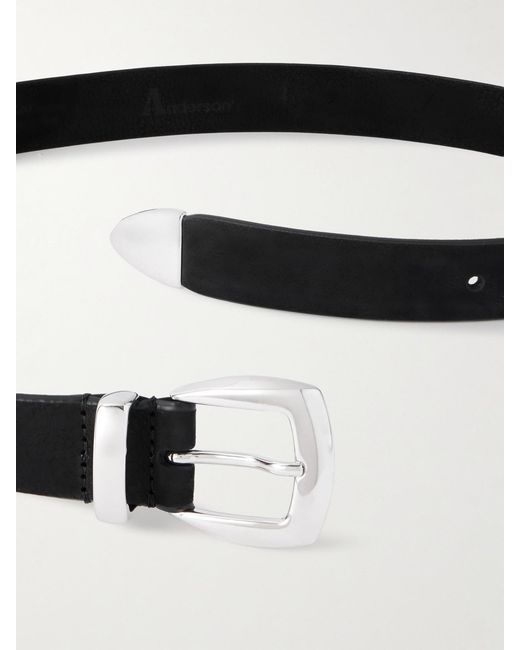 Andersons Black Nubuck Belt