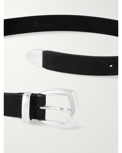 Andersons Black Nubuck Belt
