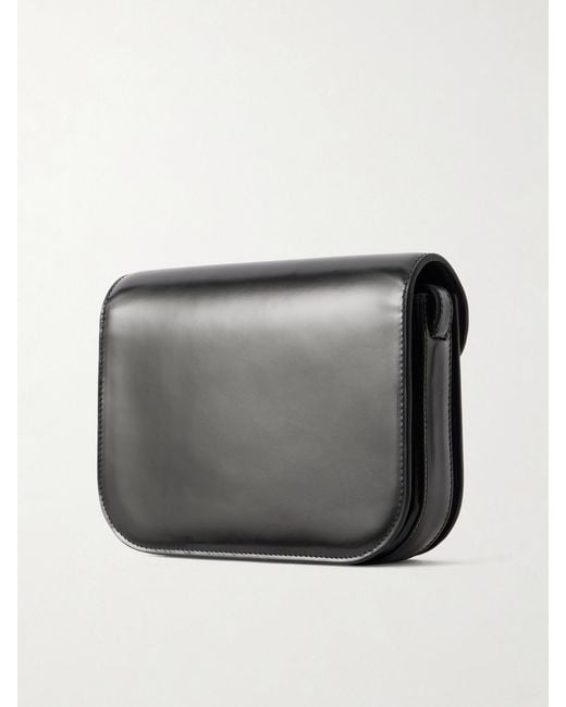 Calvin Klein Black Tilla Small Leather Shoulder Bag