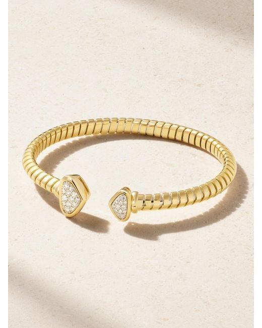 Marina B Natural Trisolina Small 18-Karat Diamond Bracelet