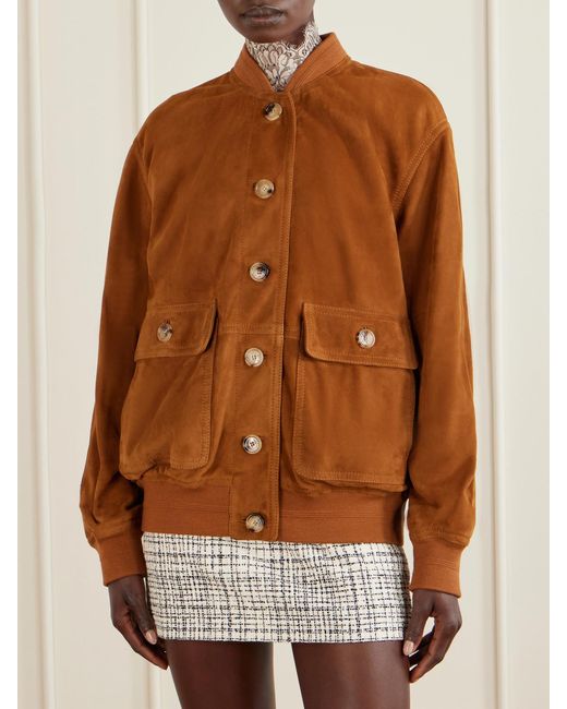 Valentino Garavani Brown Suede Jacket