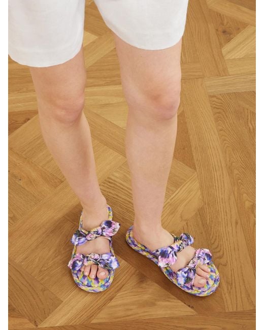 Zimmermann Multicolor Carousel Woven Slides