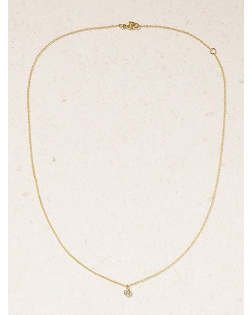 STONE AND STRAND Natural Essential 14-Karat Diamond Necklace