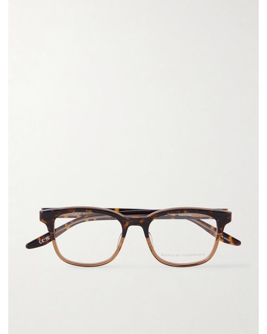 Barton Perreira Natural Emerson Square-Frame Acetate Optical Glasses
