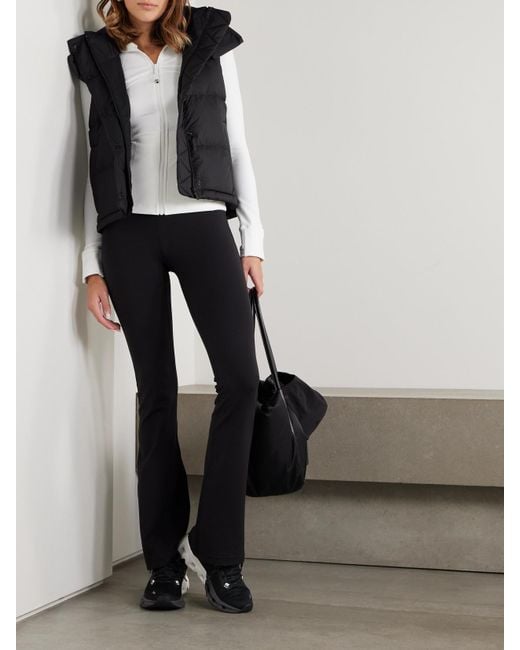 lululemon athletica Black Wunder Puff Quilted Softmatte Hooded Down Vest