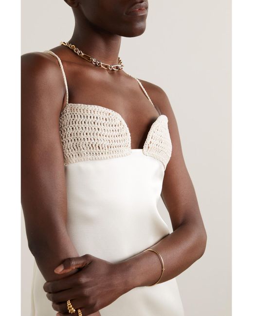 MAOR Natural 18-Karat And Sterling Choker