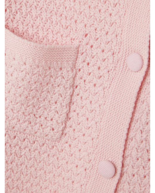 arch4 Pink Tulip Organic Cashmere Cardigan