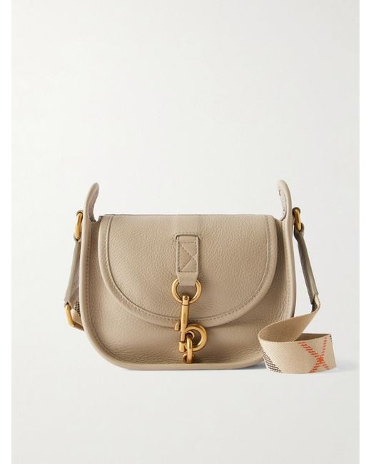 Burberry Natural Small Leather Shoulder Bag