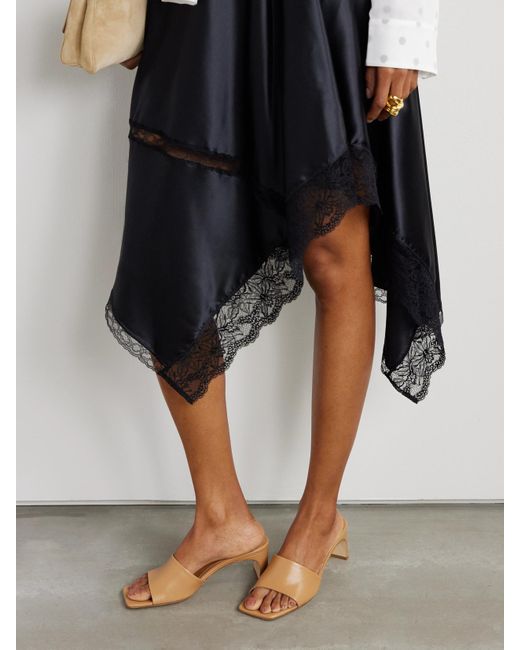 Aeyde Natural Jeanie Leather Mules