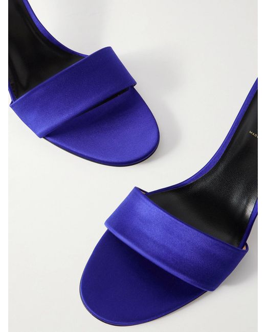 Tom Ford Blue Satin Mules