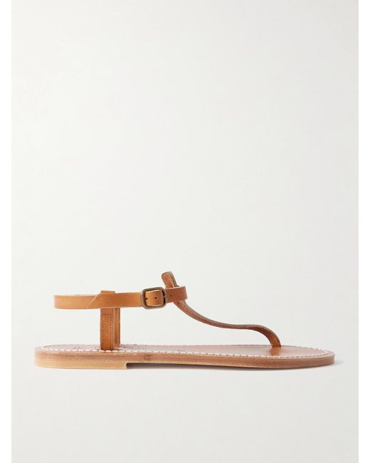 K. Jacques Brown Picon Sandalen Aus Leder
