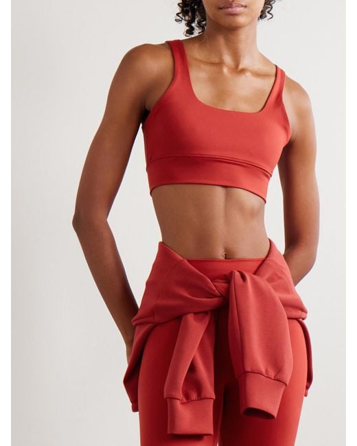 Varley Red Cori Sport-Bh Aus Freesoft-Jersey