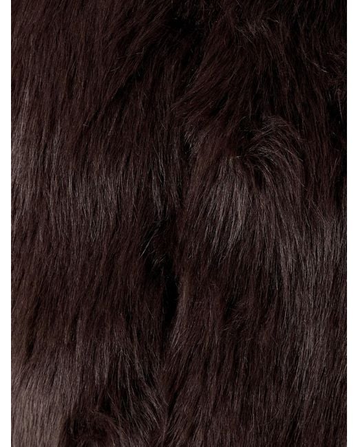 Staud Black Casmira Cropped Plush Jacket