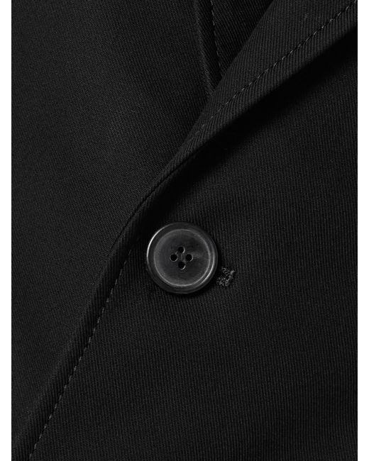 Wardrobe NYC Black Contour Cotton-Twill Blazer