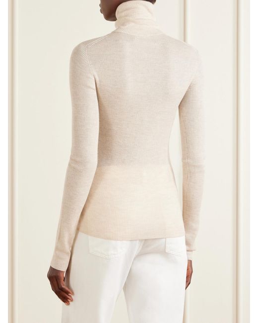 arch4 Natural Opaline Cashmere Turtleneck