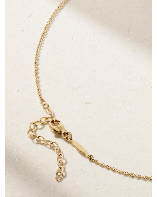 Jacquie Aiche Natural Triple Step Kette Aus 14 Karat Mit Turmalinen, Opal Und Diamanten