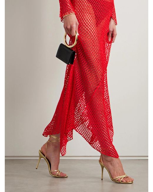 Sandales En Cuir Métallisé Leva 105 Manolo Blahnik en coloris Natural