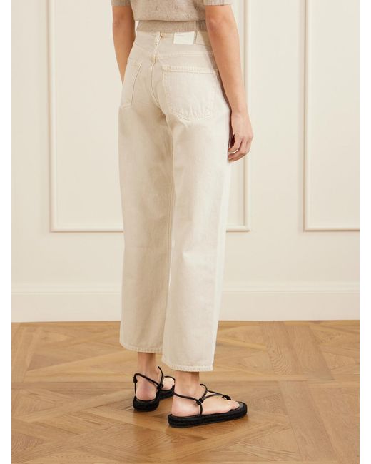 Citizens of Humanity Natural Faye Mid-Rise Straight-Leg Jeans