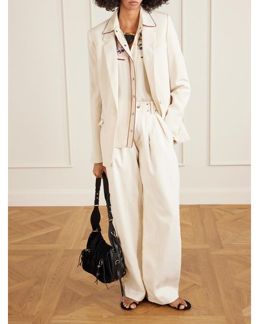 Isabel Marant Natural Feray Cady Blazer