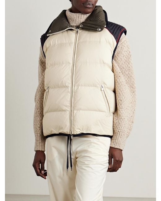 Loro Piana Black Andry Reversible Two-Tone Quilted Shell Down Vest