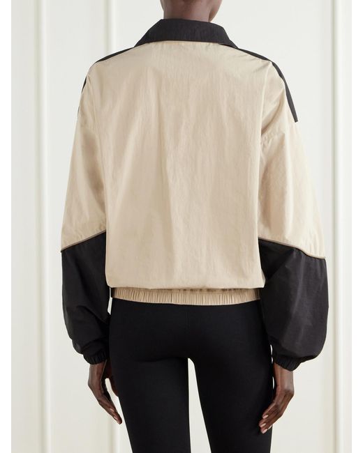Stella McCartney Natural Paneled Shell Jacket