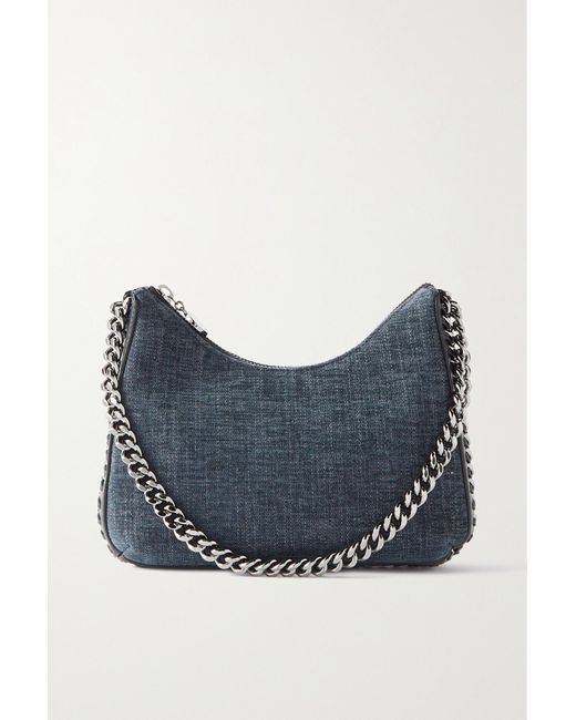 falabella zipped mini shoulder bag