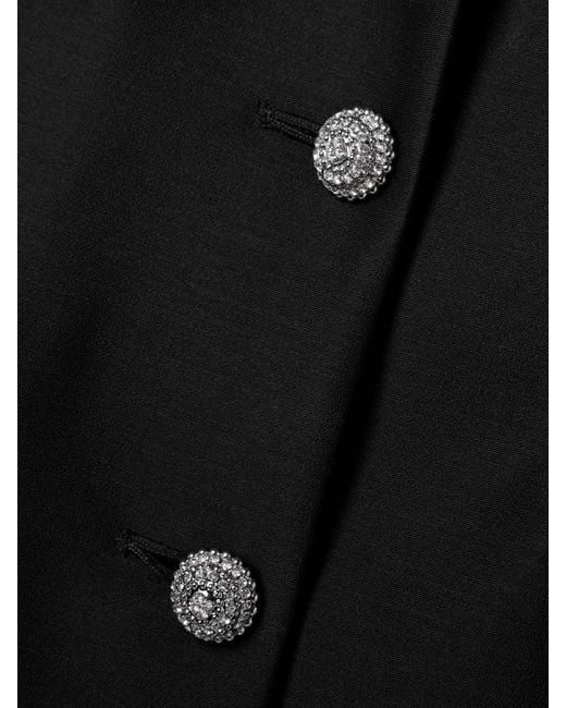 Blazer En Radzimir De Laine Et De Soie Mélangées Comptoir Adam Lippes en coloris Black