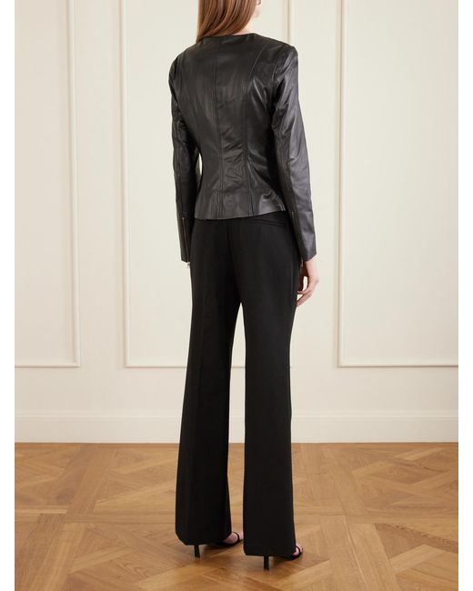 Staud Black Leather Jacket