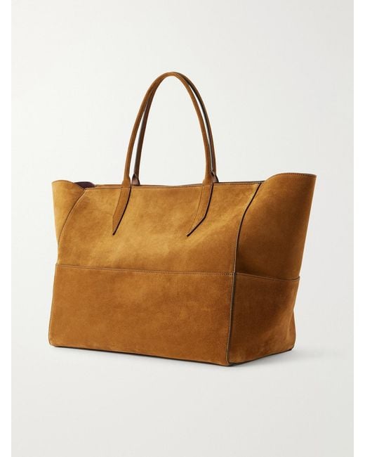 Metier Brown Incognito 42 Cabas Suede Tote