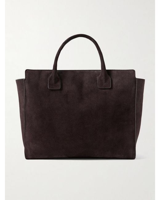 Nili Lotan Black Bianca Suede Tote