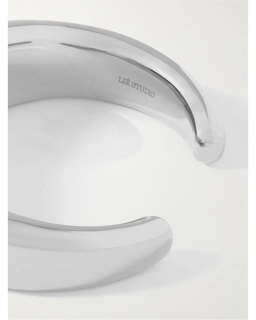 LIE STUDIO White The Emma-Plated Cuff