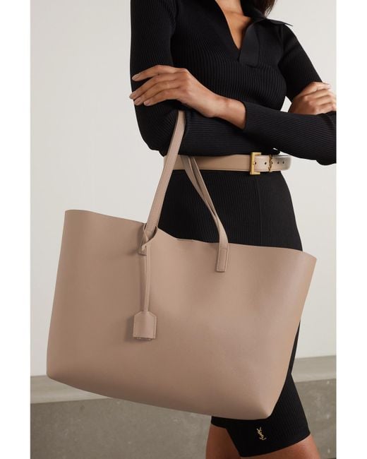 Saint Laurent Natural East/West Leather Tote