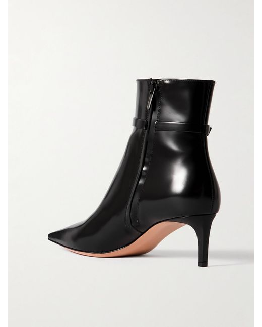 Gianvito Rossi Black Tokio 55 Leather Ankle Boots