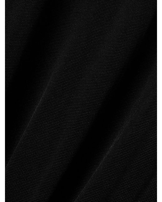 Frankie Shop Black Mysia Maxikleid Aus Strick