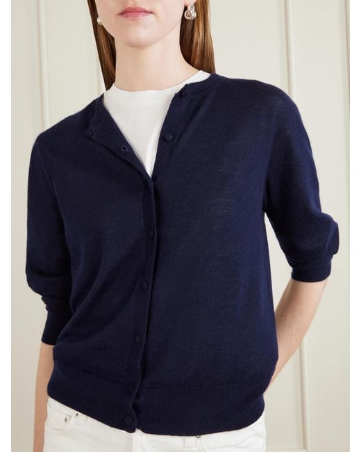 arch4 Blue Elio Cashmere Cardigan