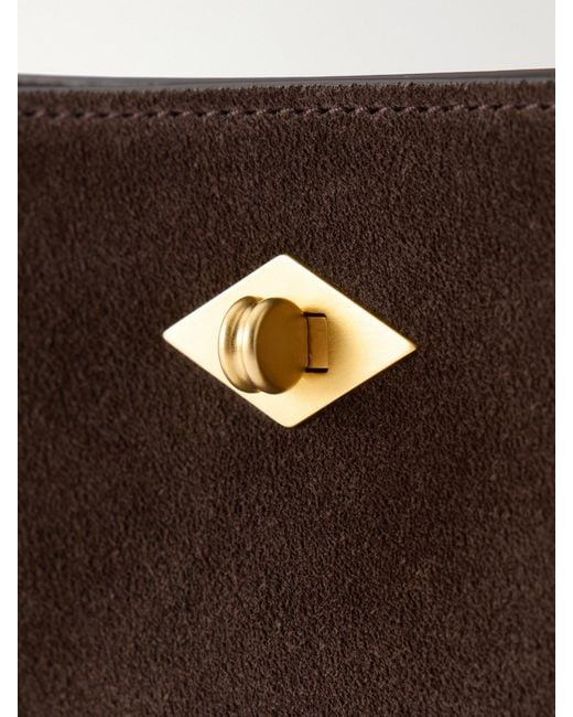 Metier Brown Ease Suede Clutch