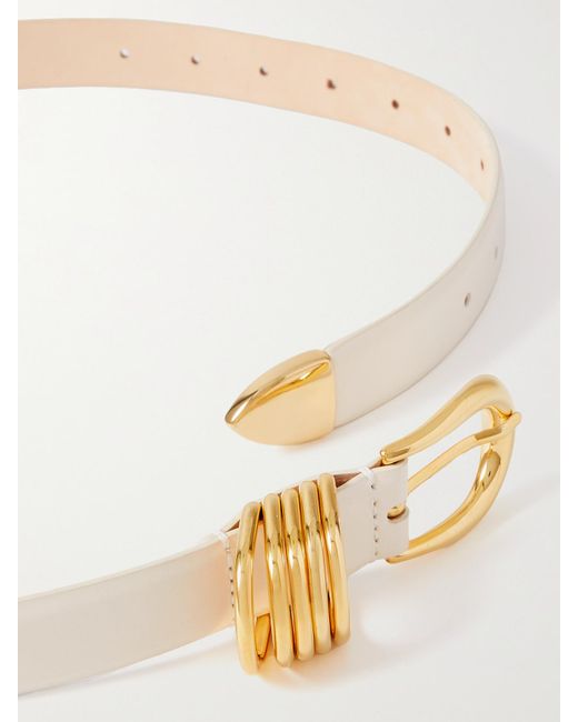 DEHANCHE Natural Hollyhock Leather Belt