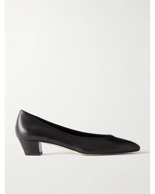 Aeyde Black Helia 35 Leather Pumps