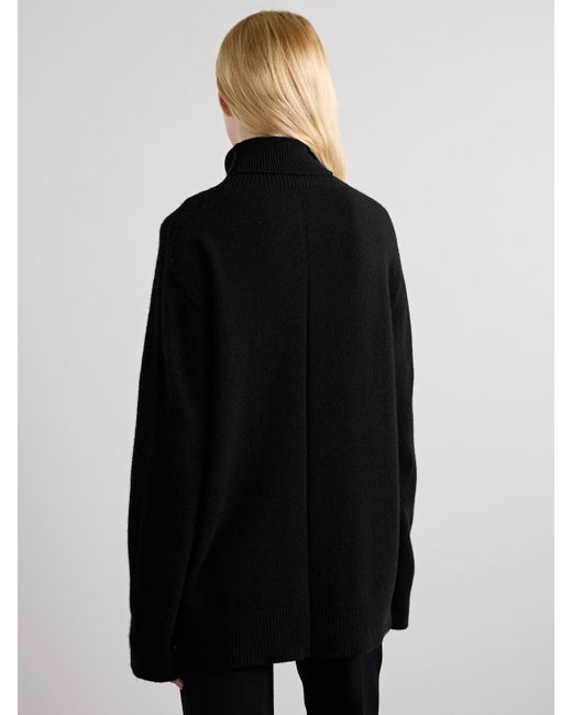 Pull À Col Roulé En Cachemire Hepny The Row en coloris Black