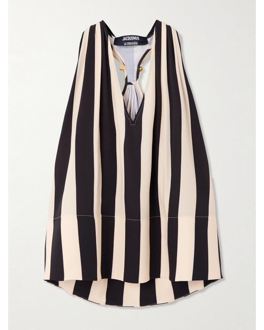 Jacquemus Black Striped Pattern Top