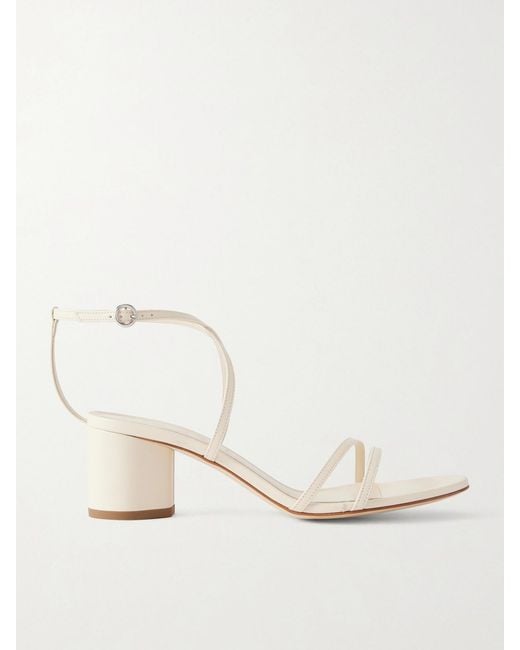 Aeyde Natural Mirella Leather Sandals