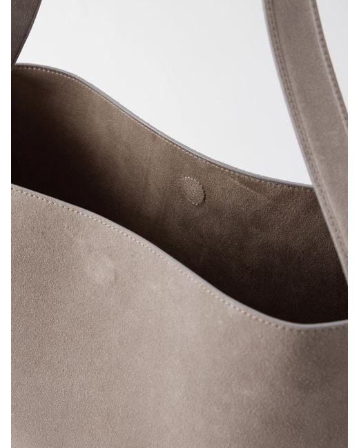 Studio Nicholson Natural The Reflection Suede Tote