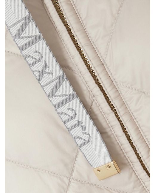 Max Mara Natural The Cube Quilted Shell Down Jacket
