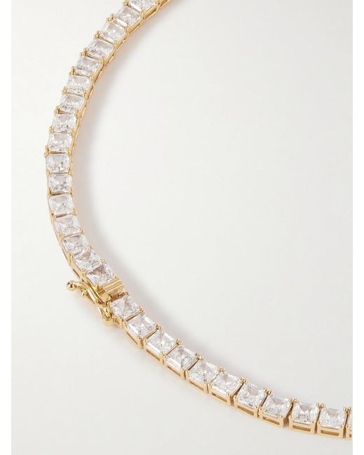 Roxanne Assoulin White Gia-Tone Cubic Zirconia Necklace