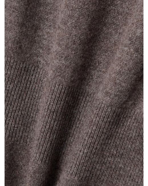 Mini-Robe À Col Roulé En Laine Mérinos Et Cachemire Mélangés Cassidy Veronica Beard en coloris Gray