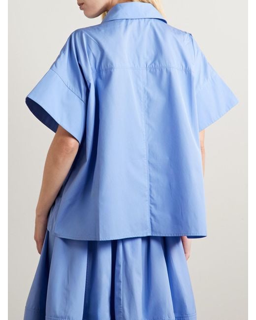 Co. Blue Tton-Poplin Shirt
