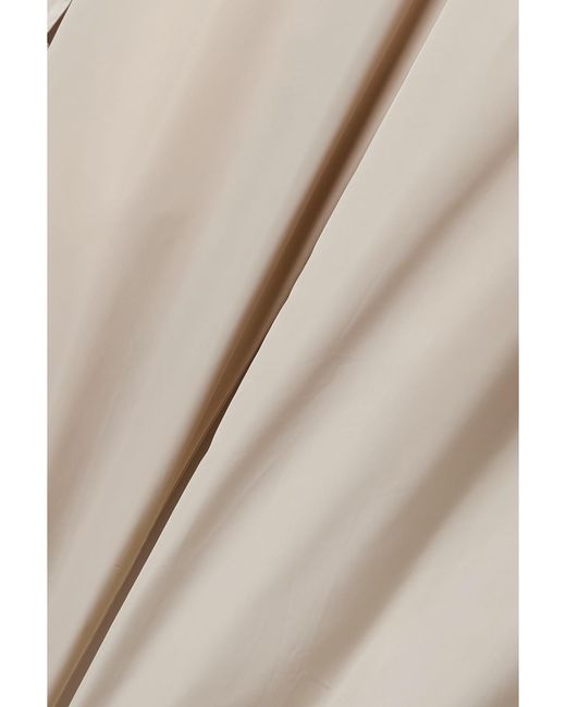 Tibi White Shell Wide-Leg Pants