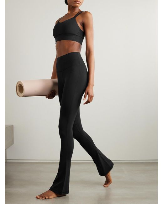 lululemon athletica Black Like A Cloud B/C Sport-Bh Aus Stretch-Material